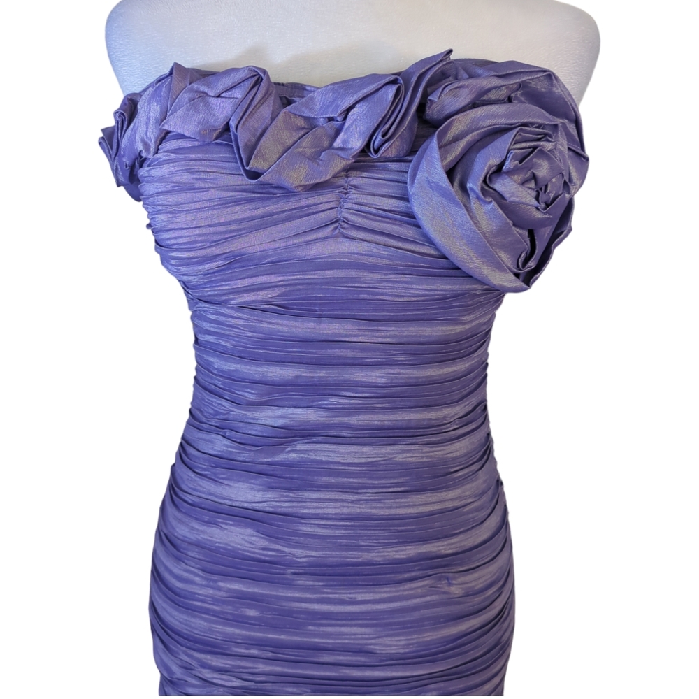 Daisy strapless dress size M color purple - Picture 2 of 5
